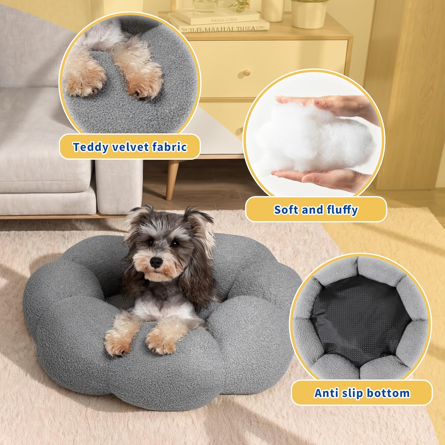 LunaPaw Calming Donut Bed