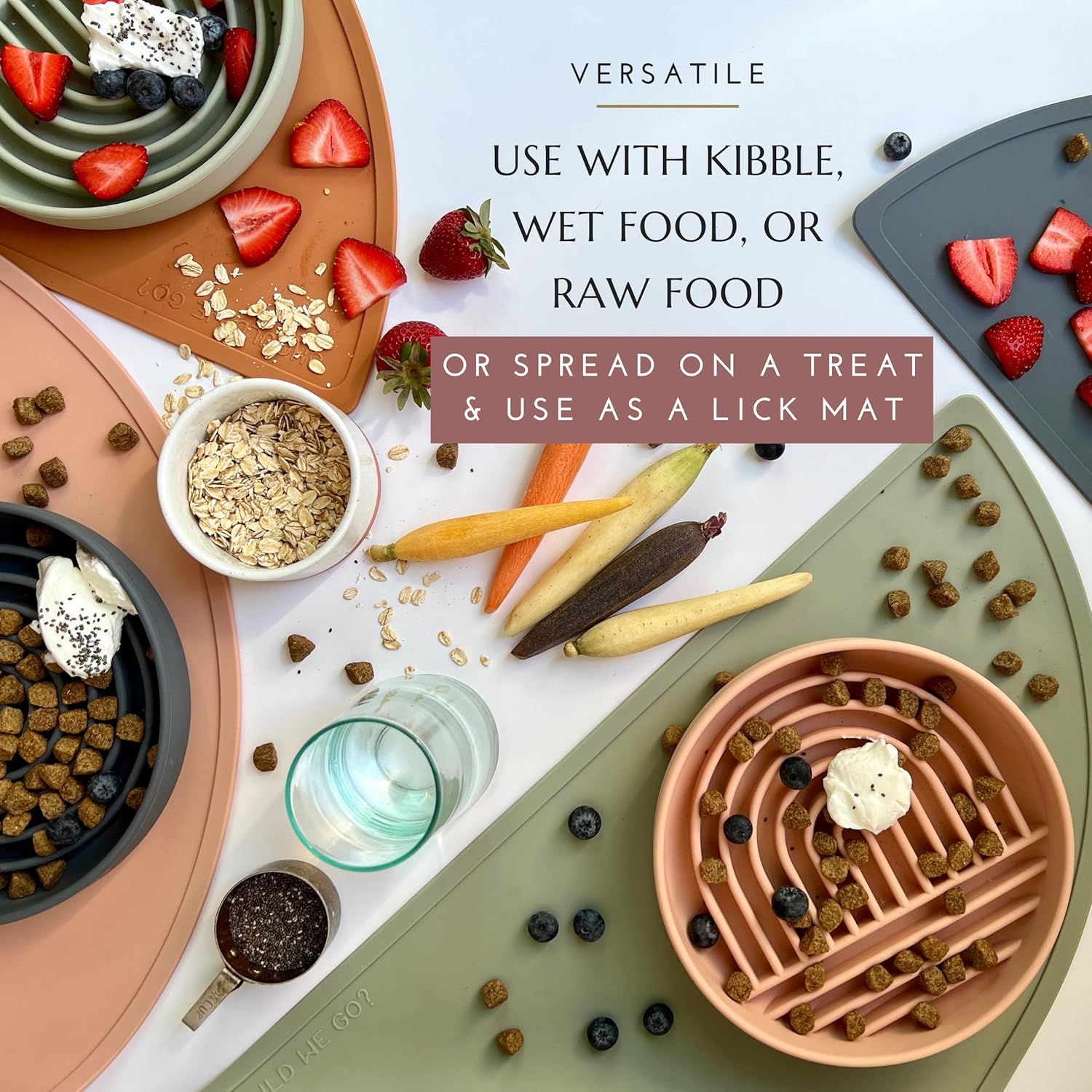 LunaPaw Slow Feeder Bowl